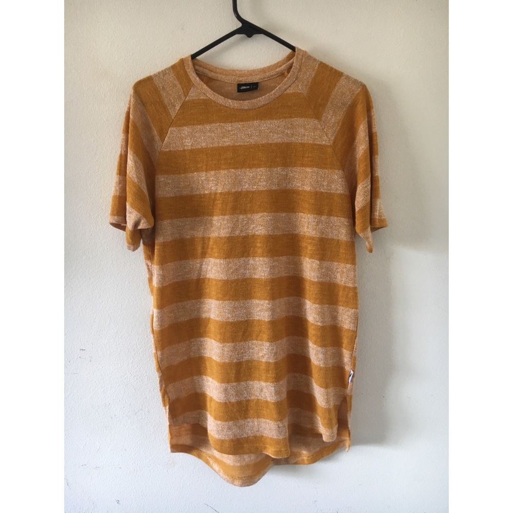 Publish yellow striped tee